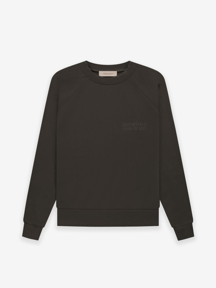 [buy more save more][Big & Tall for weights up to 220 lbs]1:1 quality version Cubic Double Flocked Letter LOGO Crew Neck Sweatshirt 6 colors