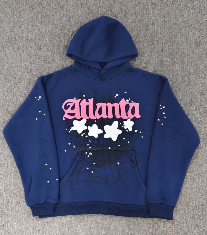 Spider Web Logo Foam Print Hoodie 84 colors 29079913