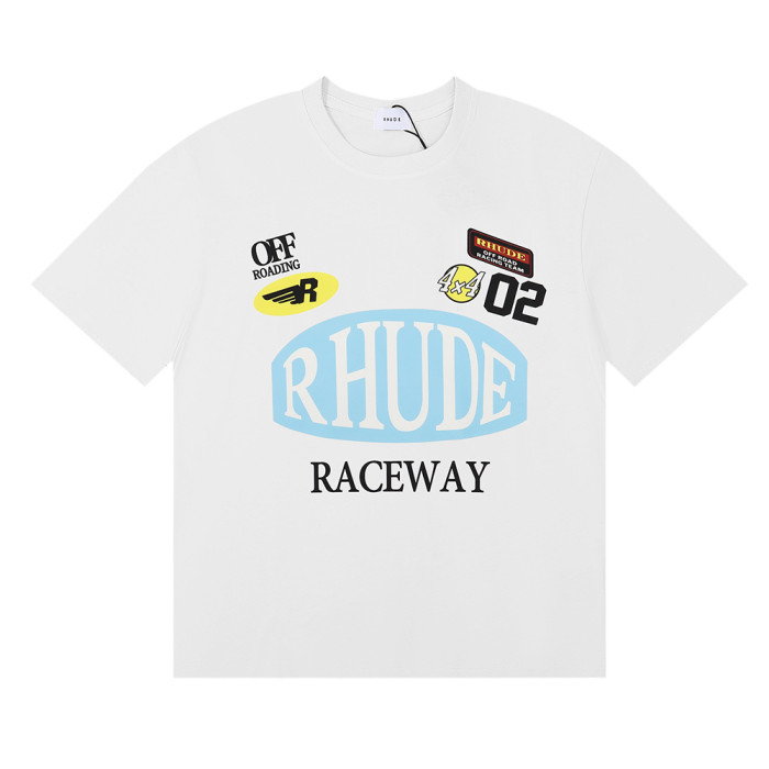 New Racing Slogan Badge Printed Tee 3 colors