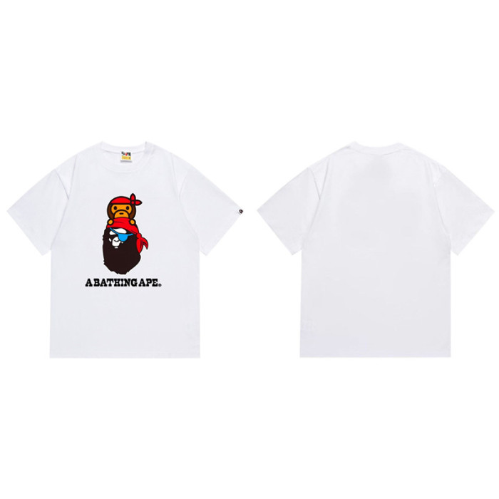 28233405 BABY MILO Camouflage Letter Ape Head Print tee 22 colors