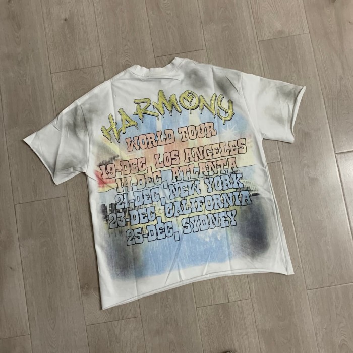 Statue Of Liberty Free Port Rhinestone Print Washed Tee 29066074