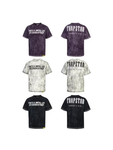 Oversized American Street Style Tie-Dye Letter T-Shirt 3 colors 29080748