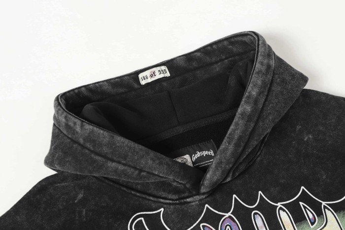 Field Farmer Skull Print Washed Hoodie 2 colors 28696538