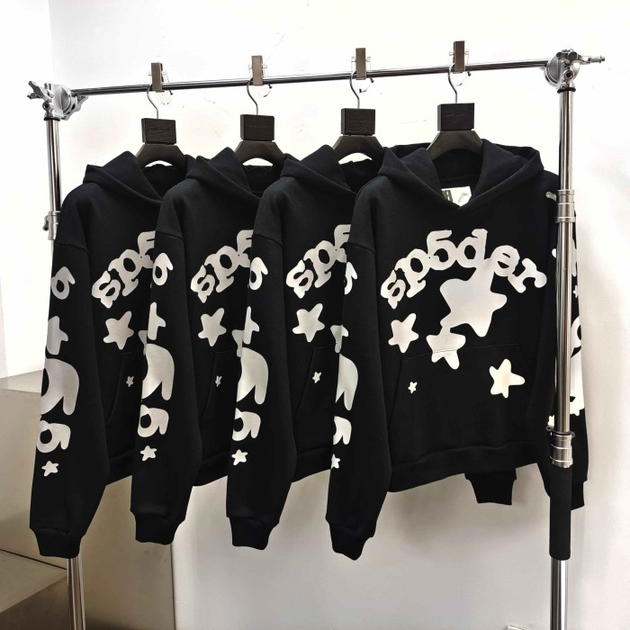 [Big & Tall for weights up to 220 lbs]1:1 quality version Reflective Big Star Print Hoodie & Pants Set 29033214
