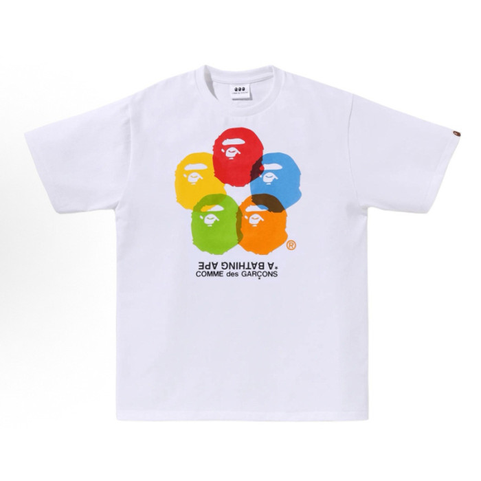 28196996 Scenic Round Medallion Colorful Ape Head Print tee collection 37 colors