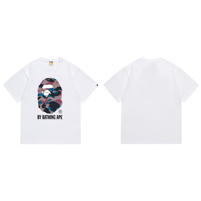 28270607 Checkered Graffiti Dazzle Ape Head Print Tee 28 colors