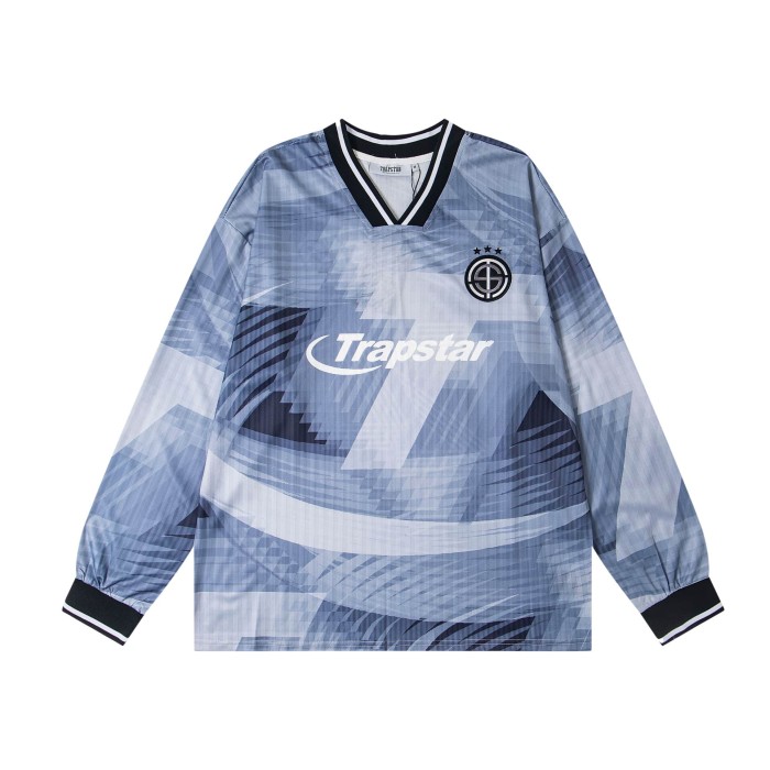Oversized Y2K Trapstar Soccer Jersey Gradient  24  Back Print Long Sleeve T-Shirt 3 colors 29077586