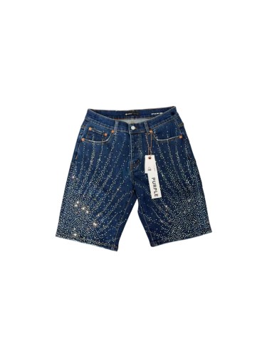 1:1 quality version Water Grass Star Dot Rhinestone Denim Shorts 2 colors 28920229