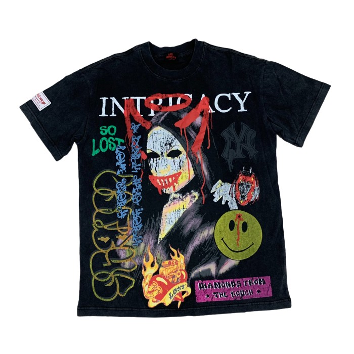 28419165 Revenge spirit Print Washed Version Tee 2 colors