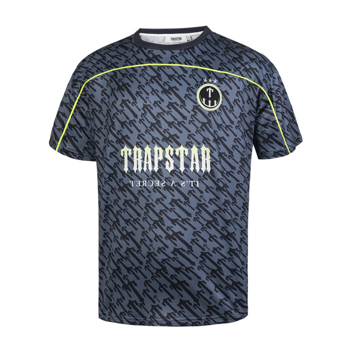 Oversized Trapstar Inspired Teal Camo Number 22 Graphic Jersey T-Shirt 6 colors 29080077