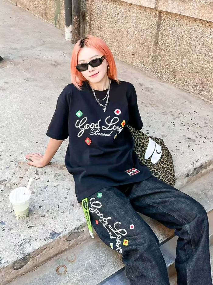Embroidered Logo Jeans 28431479
