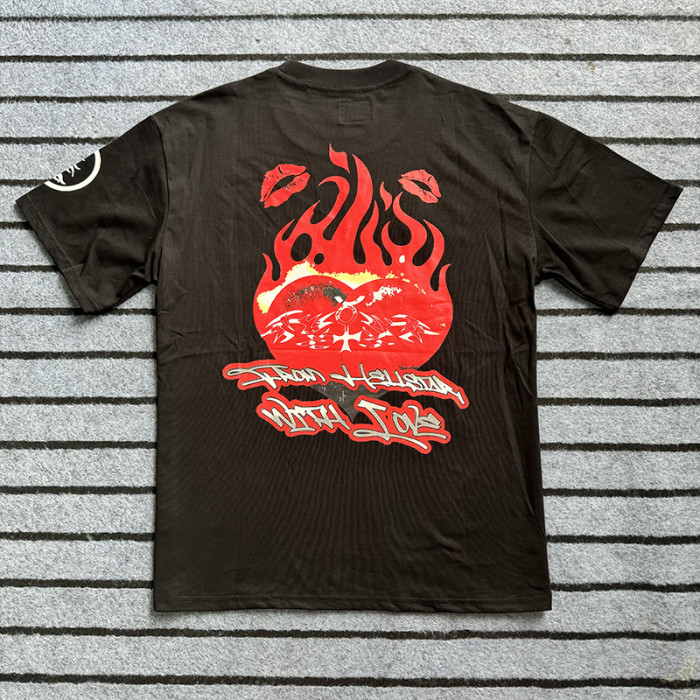 Rodman Love Head Flame Print Tee 2 colors