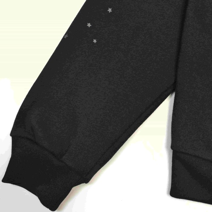 [Big & Tall for weights up to 220 lbs]1:1 quality version Black Letter With Rhinestone V2 Print Hoodie & Pants Set 28971641