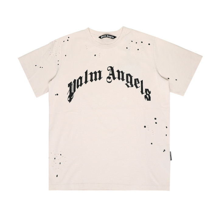 Reflective Printed Letter Short Sleeve