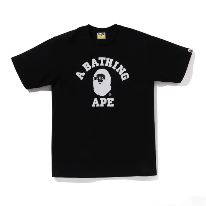 28200991 Year of the Snake Limited Line Ape Head Baby Milo Round Medallion Print tee 49 colors