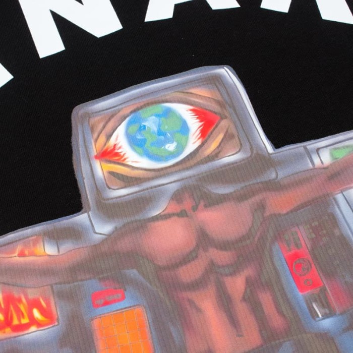 Mechanical Jesus Print Washed Tee 28874712
