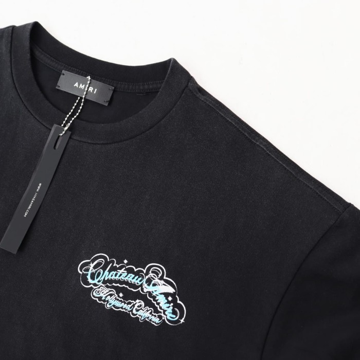 Chateau Script Manor Print Washed Tee 29052416