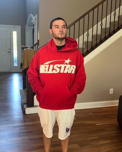 [Big & Tall for weights up to 260 lbs]1:1 quality version Classic White Letter Logo Hoodie with NFC tag