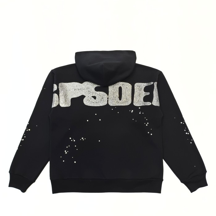 1:1 quality version Diamond Letter Pattern Hoodie & Pants Set 28755443