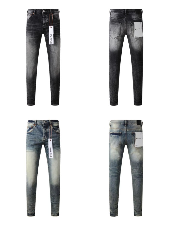 1:1 quality version Vintage Washed and Rubbed Jeans 2 colors