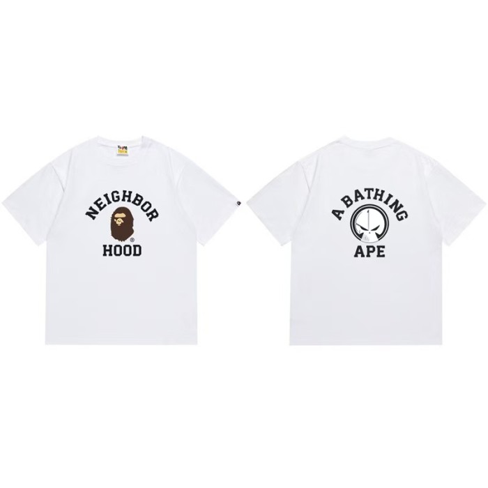 Digital Badge Cartoon Pattern Printed Ape Head Tee 16 colors