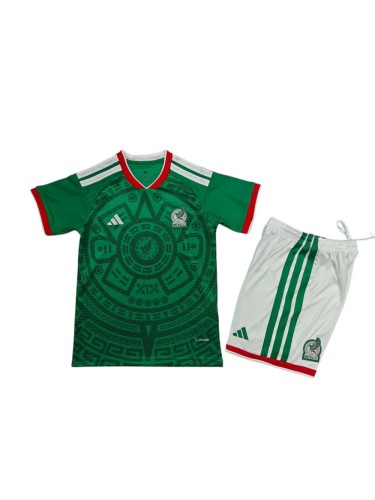 2026/2027 Green Eagle Mexico Home Jersey Set for Kids 29030347