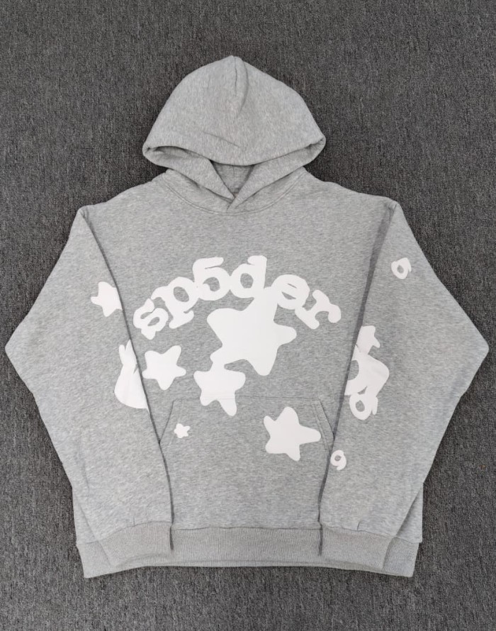 Spider Web Logo Foam Print Hoodie 84 colors 29079913