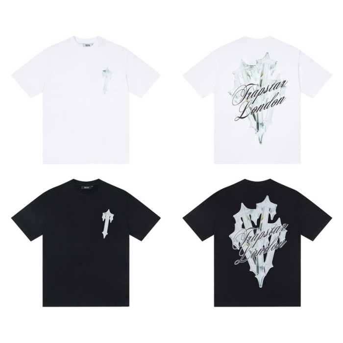 Fit Urban Streetwear 3D Chrome Effect Logo Print T-shirt 2 colors 29077791