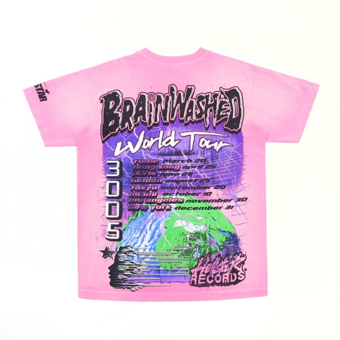 [Big & Tall for weights up to 260 lbs]1:1 quality version World Tour Lightning VR Tee