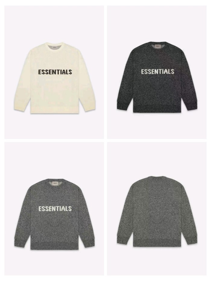 [buy more save more]1:1 quality version Monogrammed Logo Knit Crew Neck Sweater 3 colors