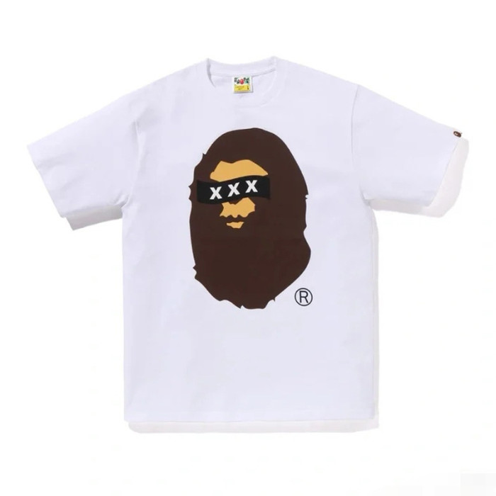 28200991 Year of the Snake Limited Line Ape Head Baby Milo Round Medallion Print tee 49 colors