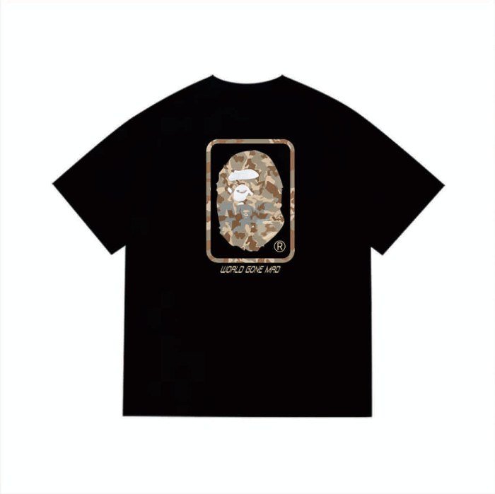 Desert Camo Ape Head Double-Sided Print T-Shirt 2 colors 29051324