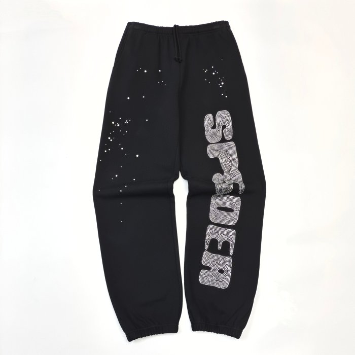 1:1 quality version Diamond Letter Pattern Hoodie & Pants Set 28755443