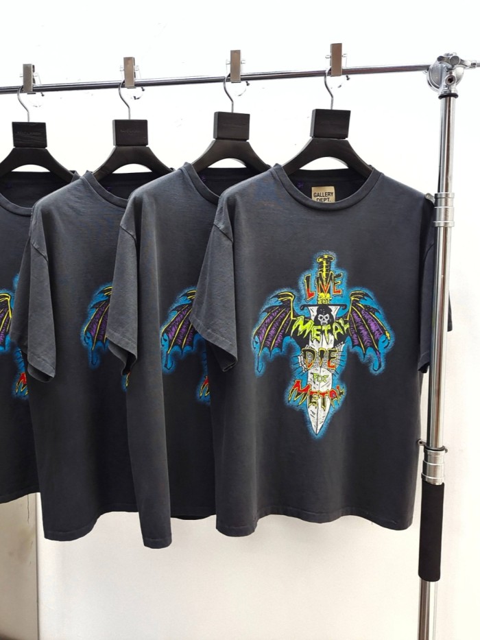 [Big & Tall for weights up to 260 lbs]1:1 quality version Bat Cross Wing Print Tee 28632416