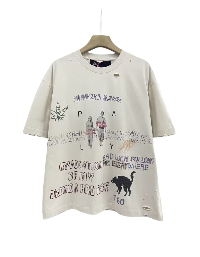 West Coast Graffiti Rhinestone Print Tee 28756454