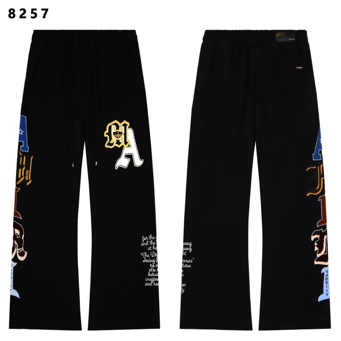 Vintage Gothic Letter Print Black Hoodie & Wide Leg Sweatpants Set 28979077