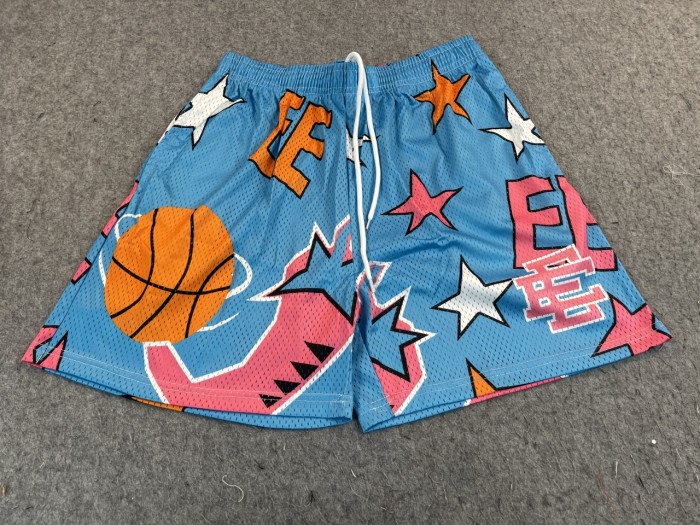 Basketball Star Jellyfish Print Mesh Shorts 4 colors