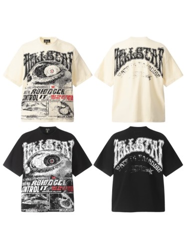 Scarlet All-Seeing Eye Print Washed Tee 2 colors 29092395
