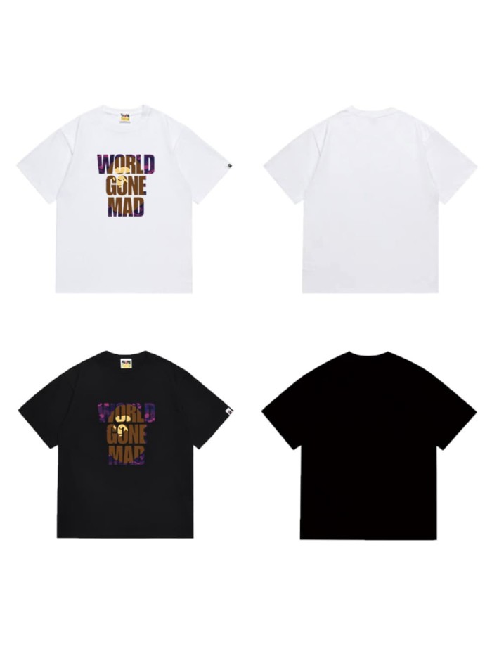 Camouflage letter ape print T-shirt 2 colors 29064403