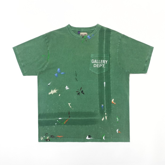 [Big & Tall for weights up to 260 lbs]1:1 quality version Hand Painted Splash Ink Pocket Tee 2 colors