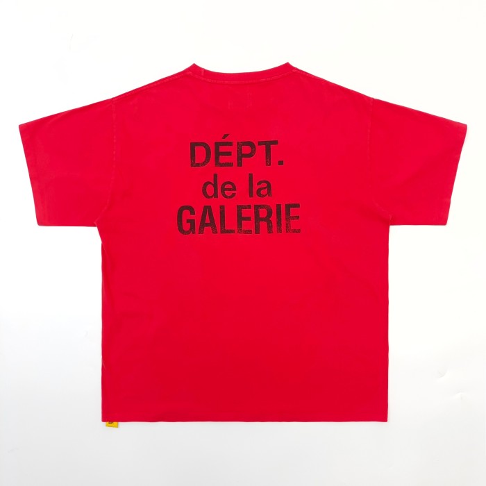 [buy more save more][Big & Tall for weights up to 260 lbs]1:1 quality version Front and back French logo print Tee 4 colors