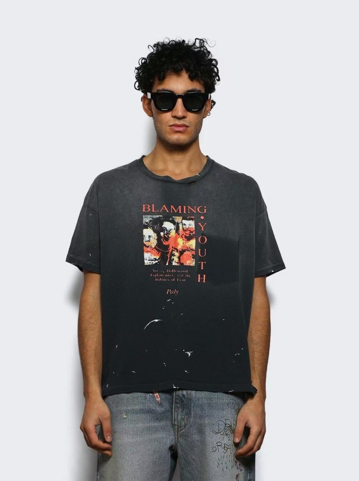 Blaming Youth Print Washed Version Tee 28756308