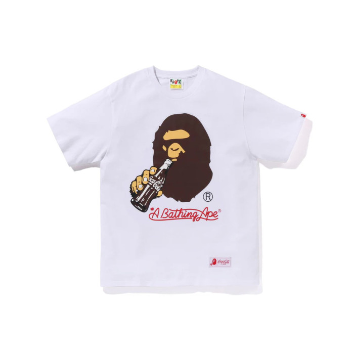 Ape Man Drinking Coke Print tee 3 Colors