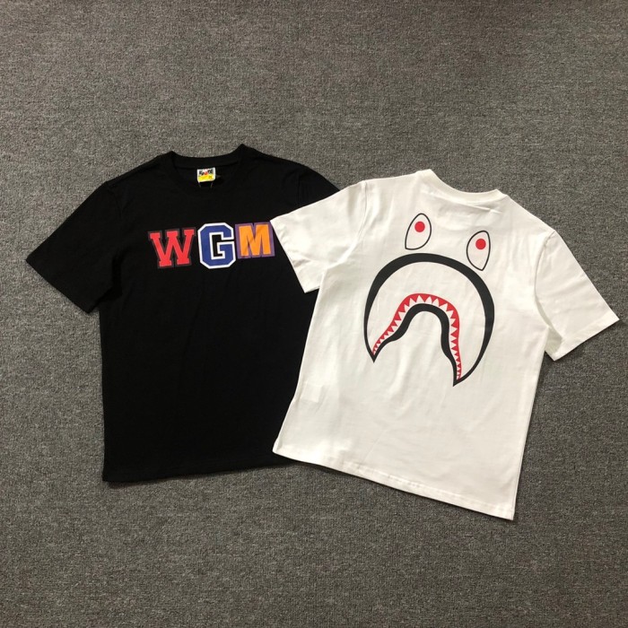 Back shark face short sleeve 2 colors