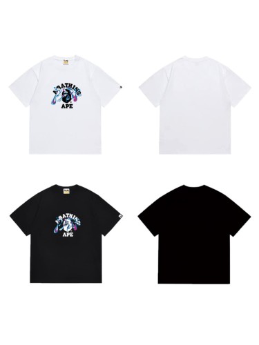 Colorful graffiti font print T-shirt 2 colors 29055777