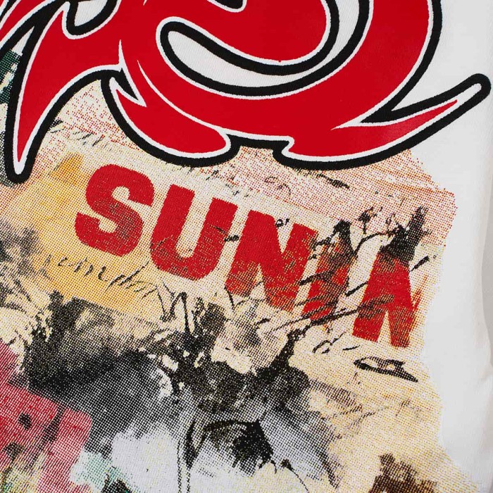 Splatter Graffiti Racing Print Washed Tee 2 colors 29098142