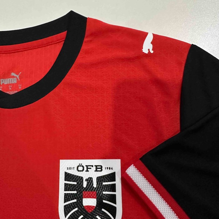 2026/2027 Austria Red Black Limited Home Authentic Jersey 29082270