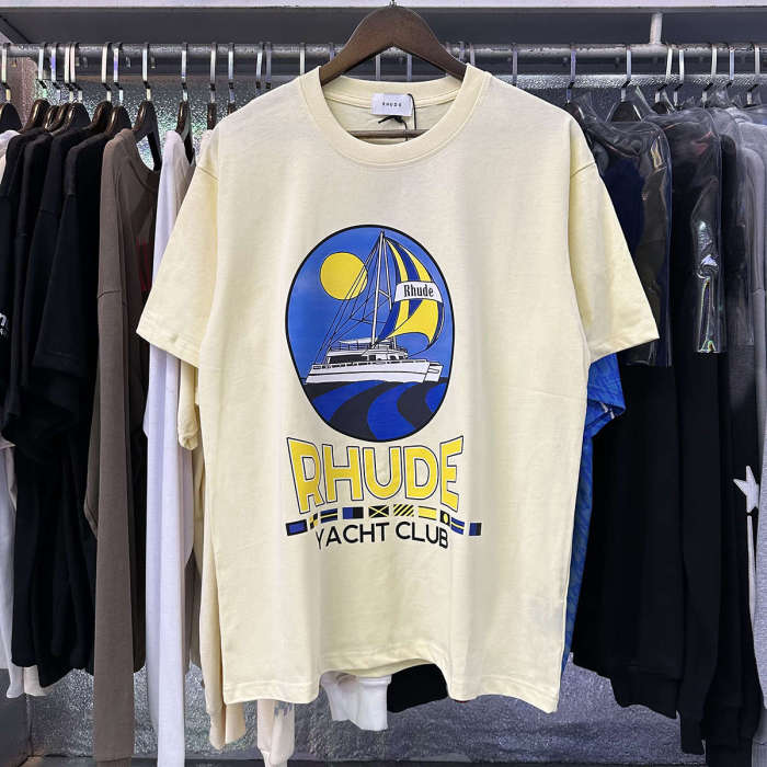 Sailing Yacht Club Print Tee 3 colors