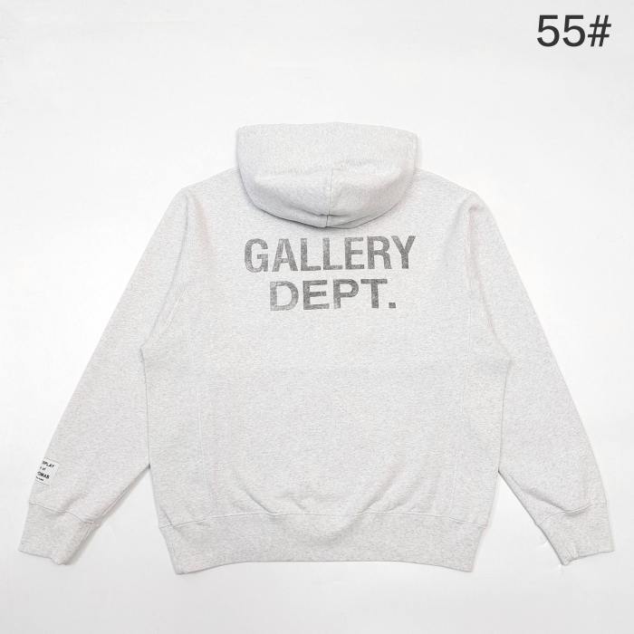 [Big & Tall for weights up to 260 lbs]1:1 quality version Black Letter Hand-Painted Bleached Gray Hoodie 28694091