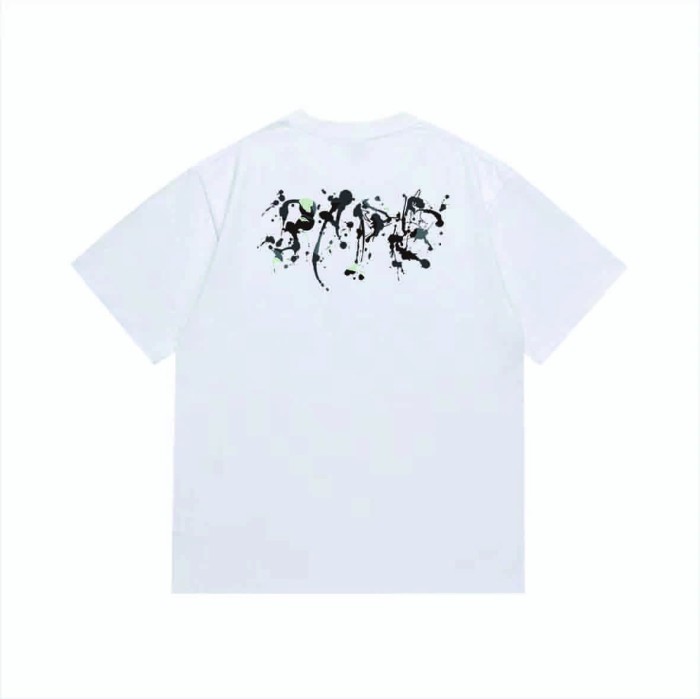Ink-splashed primate head print T-shirt 2 colors 29062684